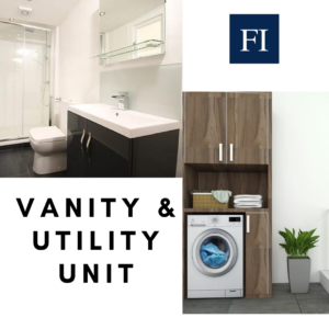 Vanity & Utility Unit Design by Flicha Interiors