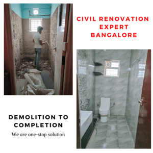 Civil Renovation Experts in Bangalore