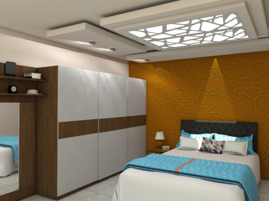 Master Bedroom Interior Design by Flicha Interiors, Bangalore